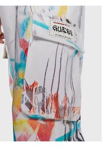 Guess Spodnie dresowe Street Art W3RQ28 K9R31 Kolorowy Slim Fit. Materiał: bawełna, dresówka. Wzór: kolorowy