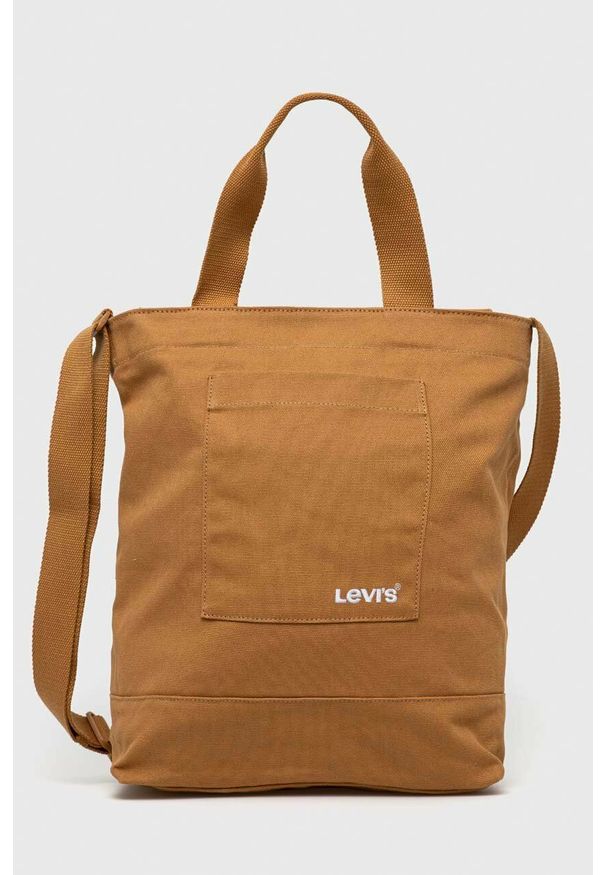 Levi's® - Levi's torba kolor żółty. Kolor: żółty