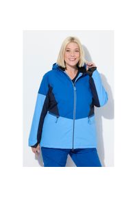 ULLA POPKEN - Damskie Kurtka sportowa HYPRAR wodoodporna osłona przeciwśnieżna. Kolekcja: plus size. Kolor: niebieski. Materiał: poliester, materiał. Sezon: zima. Sport: narciarstwo