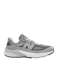 Buty New Balance 990 damskie szare. Okazja: na co dzień. Kolor: szary, biały, wielokolorowy. Materiał: zamsz #1