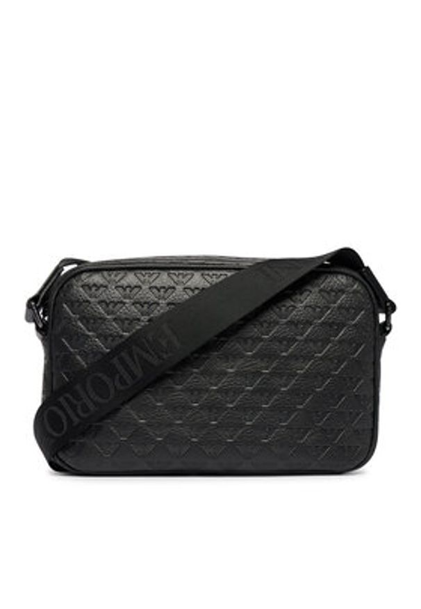Emporio Armani Saszetka EM001682 AF14774 UC001 Czarny. Kolor: czarny. Materiał: skóra