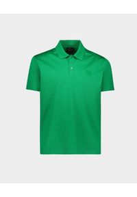 PAUL & SHARK - Zielona koszulka polo z bawełny. Typ kołnierza: polo. Kolor: zielony. Materiał: bawełna. Wzór: aplikacja. Styl: elegancki #5
