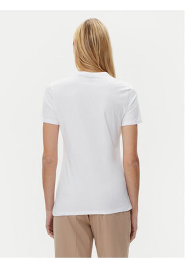 BOSS T-Shirt C_Elogo 50535322 Biały Regular Fit. Kolor: biały. Materiał: bawełna