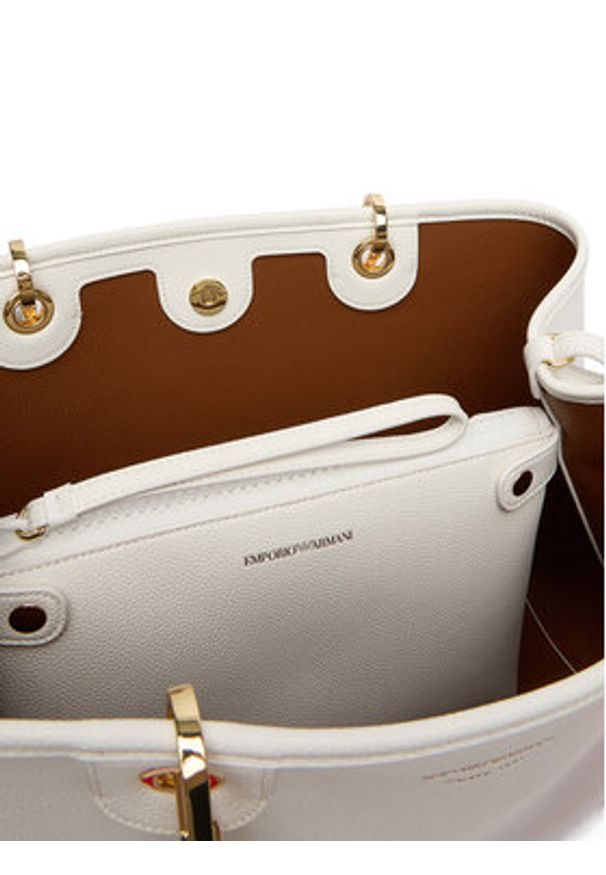 Emporio Armani Torebka EW000360 AF12103 M0034 Biały. Kolor: biały. Materiał: skórzane