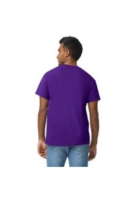 GILDAN - Ciężka Bawełniana Koszulka Unisex Dla Dorosłych. Kolor: fioletowy. Materiał: bawełna