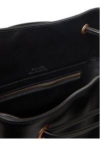 Pinko - PINKO Torebka Secchiello Classic Al 25-26 PLTT 104305 A0QO Czarny. Kolor: czarny. Materiał: skórzane #4