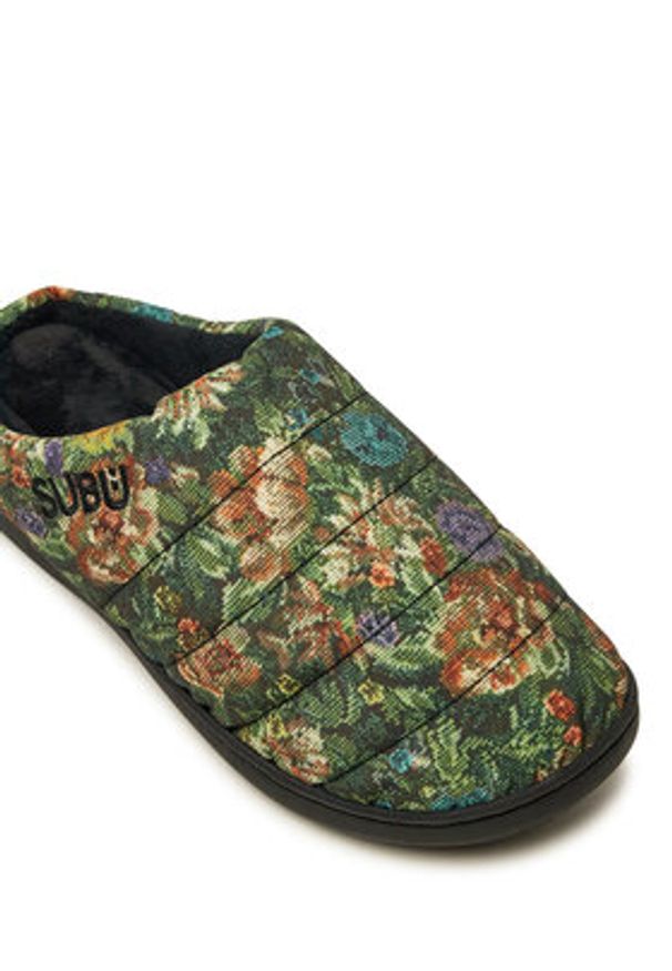 Subu Kapcie Nannen F-Line Zielony. Kolor: zielony. Materiał: materiał