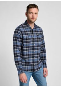 Lee - LEE MĘSKA KOSZULA LEE REGULAR SHIRT NAVY 112355697