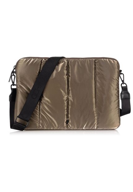 なお Ochnik Czarna pikowana kurtka damska z kapturem KURDT-0588