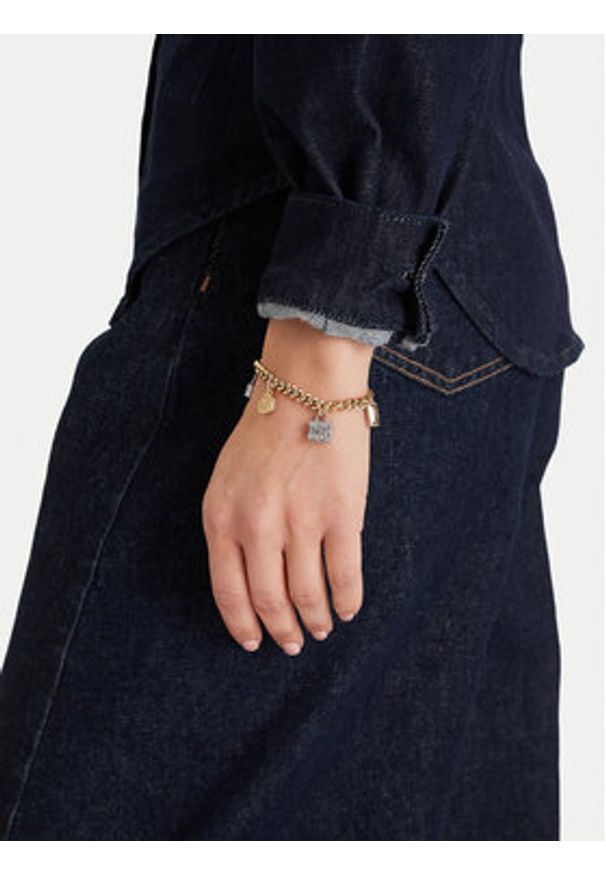 Coach Bransoletka 37527584 Złoty. Materiał: metalowe. Kolor: złoty