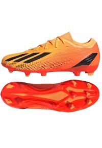 Adidas - Buty piłkarskie adidas X Speedportal.3 Fg M GZ5077 pomarańcze i czerwienie pomarańczowe. Zapięcie: sznurówki. Kolor: pomarańczowy. Materiał: syntetyk, guma. Sport: piłka nożna #3
