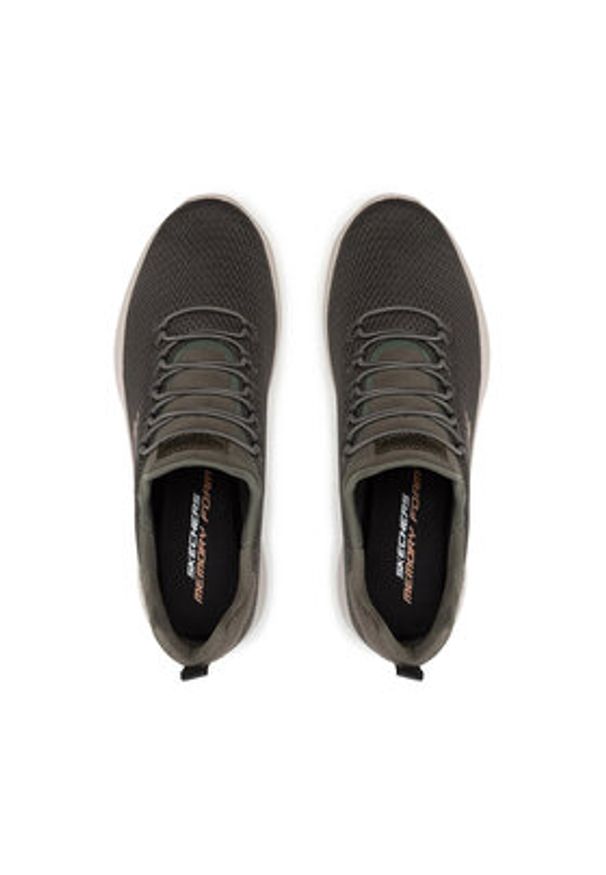 skechers - Skechers Sneakersy Dynamight 58360/OLV Zielony. Kolor: zielony. Materiał: materiał