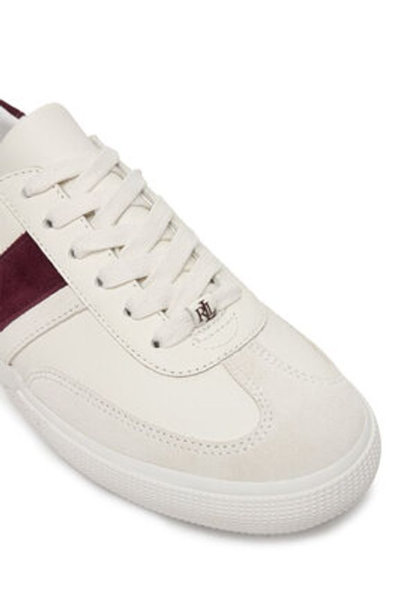 Lauren Ralph Lauren - LAUREN RALPH LAUREN Sneakersy Braylee 802P04419001 Biały. Kolor: biały. Materiał: skóra