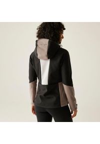 Regatta - Kurtka damska softshell wodoodporny Desoto. Kolor: czarny. Materiał: softshell. Sport: turystyka piesza #2