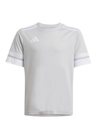 Adidas - Koszulka dla dzieci adidas Squadra 25. Kolor: biały, szary, wielokolorowy. Sport: piłka nożna