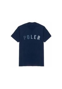 Koszulka turystyczna męska Poler State Tee. Kolor: niebieski. Materiał: bawełna. Sport: turystyka piesza #1