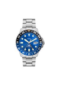 Fossil Zegarek Blue FS5991 Srebrny. Kolor: srebrny