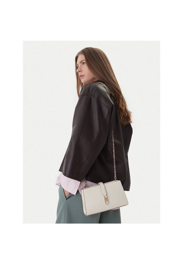 TOMMY HILFIGER - Torebka Tommy Hilfiger. Kolor: beżowy