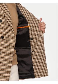 Hugo Marynarka Arti243F1X 50520356 Brązowy Extra Slim Fit. Kolor: brązowy. Materiał: wiskoza #5