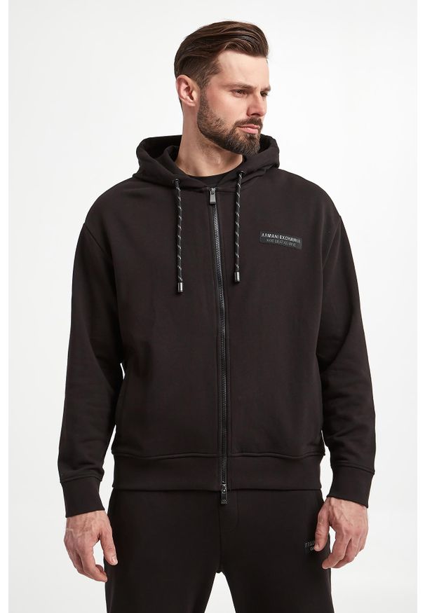 Armani Exchange - Bluza z kapturem męska ARMANI EXCHANGE. Typ kołnierza: kaptur