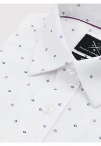 PAKO LORENTE – Koszula w kolorze białym w drobny wzór P24SF-1X-022-B-S - Pako Lorente. Okazja: na co dzień. Kolor: biały. Materiał: jeans, elastan. Styl: casual #2