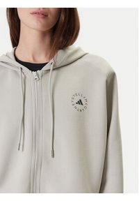 Adidas by Stella McCartney - adidas by Stella McCartney Bluza JX6781 Szary Loose Fit. Kolor: szary. Materiał: bawełna #5
