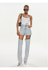 Karl Lagerfeld Jeans Body 241J1710 Biały Slim Fit. Kolor: biały. Materiał: bawełna #3