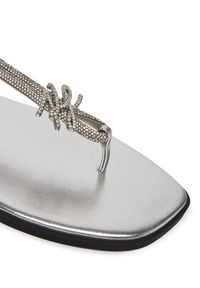 Karl Lagerfeld - KARL LAGERFELD Sandały Olympia II KL87416 Srebrny. Kolor: srebrny. Materiał: syntetyk #4