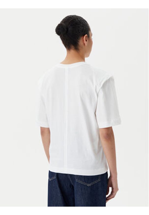 Pinko - PINKO T-Shirt Tuca 105015 A2ID Biały Regular Fit. Kolor: biały. Materiał: bawełna