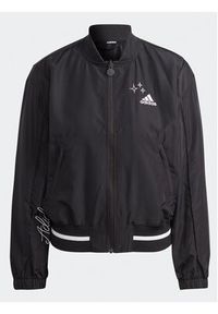 Adidas - adidas Kurtka bomber Scribble IJ8752 Czarny Loose Fit. Kolor: czarny. Materiał: syntetyk