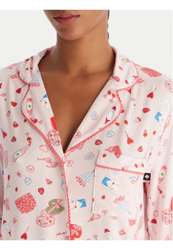 Kate Spade Piżama KSI82772 Różowy Regular Fit. Kolor: różowy. Materiał: syntetyk