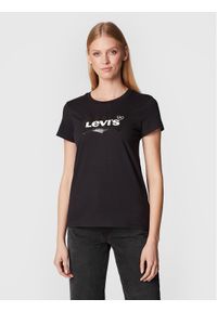Levi's® T-Shirt Perfect 17369-1933 Czarny Regular Fit. Kolor: czarny. Materiał: bawełna