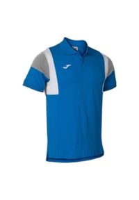 Koszulka polo do tenisa męska Joma Confort III. Typ kołnierza: polo. Kolor: niebieski. Sport: tenis #1