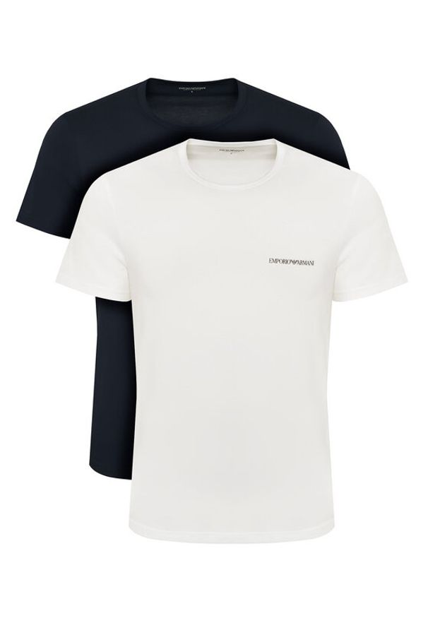 Emporio Armani Underwear Komplet t-shirtów EM000391 AF20671 MB519 Kolorowy Regular Fit. Materiał: bawełna. Wzór: kolorowy