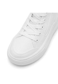 skechers - Skechers Sneakersy 310253L WHT Biały. Kolor: biały. Materiał: materiał #3