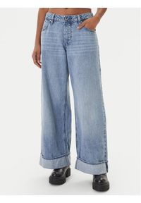 G-Star RAW - G-Star Raw Jeansy Roxx D28394-D536 Błękitny Wide Leg. Kolor: niebieski #1