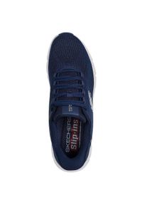 skechers - Adidasy Skechers Glide-step Pro - Elron, Mężczyźni. Kolor: niebieski. Materiał: materiał. Sport: fitness