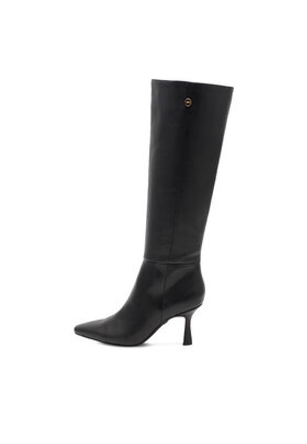 Nine West Kozaki MAIDA ZL23003-2CCP Czarny. Kolor: czarny. Materiał: skóra