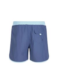 Urban Classics - Męskie Spodenki Kąpielowe W Stylu Retro. Kolor: szary, niebieski, wielokolorowy. Styl: retro