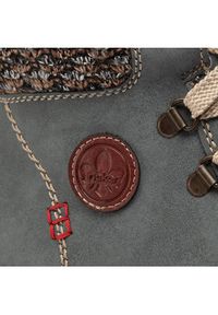 Rieker Trzewiki Z6648-14 Niebieski. Kolor: niebieski. Materiał: skóra #7