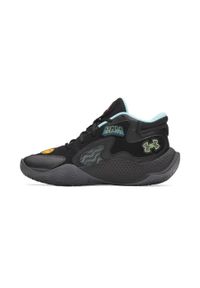 Dziecięce buty do koszykówki Under Armour Jet '25 VC. Kolor: czarny. Sport: koszykówka #2