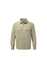 CRAGHOPPERS - Koszula turystyczna męska Craghoppers Kiwi LS Shirt. Kolor: biały