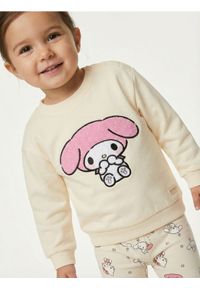Sinsay - Bluza crewneck My Melody - kremowy. Kolor: kremowy #1