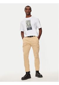 BOSS - Boss T-Shirt Astronaut 50528209 Biały Relaxed Fit. Kolor: biały. Materiał: bawełna #4