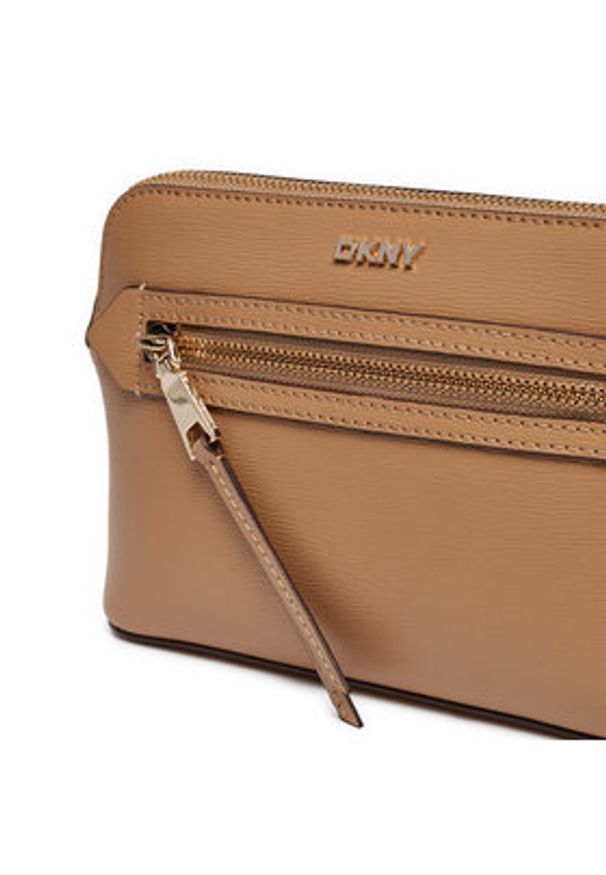 DKNY Torebka R42EKE17 Brązowy. Kolor: brązowy. Materiał: skórzane