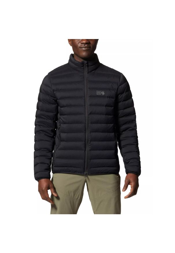 MOUNTAIN HARDWEAR - Kurtka puchowa męska Mountain Hardwear Deloro Down. Kolor: czarny. Materiał: puch. Sezon: zima. Sport: narciarstwo