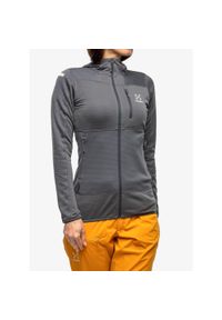 Haglöfs - Bluza z kapturem damska Haglofs L.I.M Mid Fast Hood. Typ kołnierza: kaptur. Kolor: szary