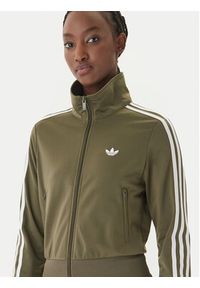 Adidas - adidas Bluza Firebird Classic KQ6531 Zielony Regular Fit. Kolor: zielony. Materiał: syntetyk #3