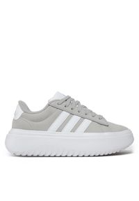 Adidas - Sneakersy adidas. Kolor: szary. Obcas: na platformie