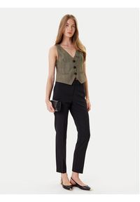 Marella Kamizelka garniturowa Cantico 2523156031 Khaki Slim Fit. Kolor: brązowy. Materiał: syntetyk #5